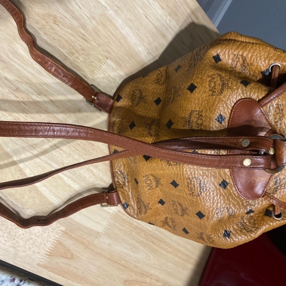 Mcm vintage drawstring backpack